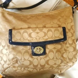 Coach Tan Shoulder Satchel